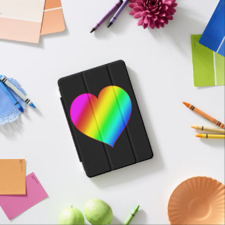 Colorful Heart Rainbow Love Bright Color iPad Mini Cover