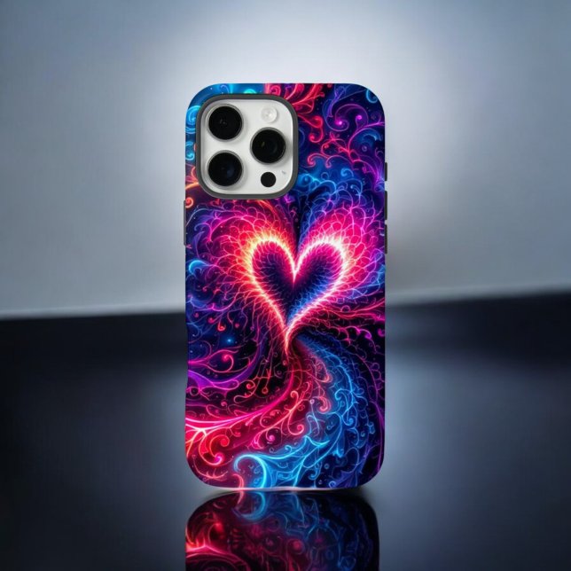   Colorful Heart Swirl Case-Mate iPhone Case (Creator Uploaded)