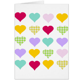Colorful Hearts Cards