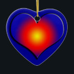COLORFUL HEARTS CERAMIC ORNAMENT<br><div class="desc">Colorful and vibrant hearts</div>