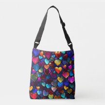 Colorful hearts