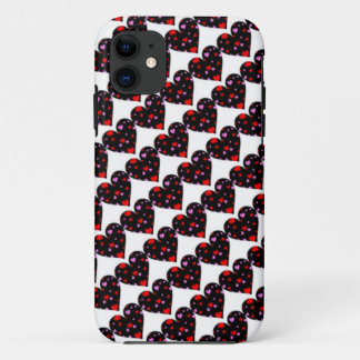 Colorful hearts love case