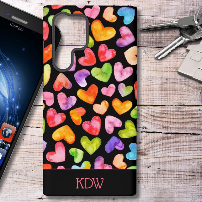 Colorful Hearts  Samsung Galaxy Case (Creator Uploaded)