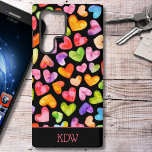 Colorful Hearts  Samsung Galaxy S22 Ultra Case<br><div class="desc">Introducing this personalized Samsung cell phone case adorned with a delightful array of colorful hearts,  adding a touch of vibrancy and joy to your everyday life!</div>