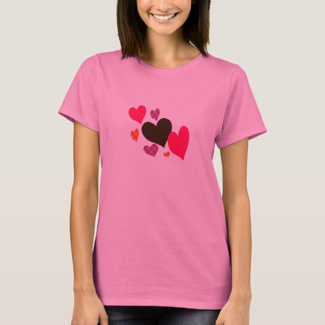 Colorful Hearts Shirt (Front)