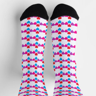 Colorful Hearts Socks