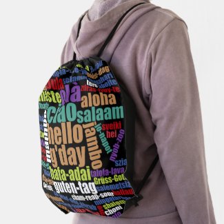 Colorful Hello in Many Languages