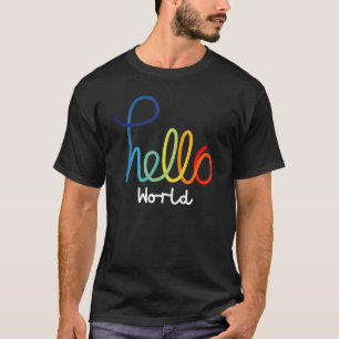 Colorful Hello World T-Shirt