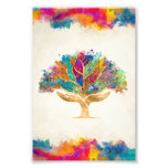 Colorful Helping Hands Tree  Photo Print at Zazzle