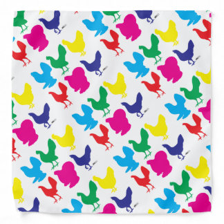 Colorful Hens Bandana