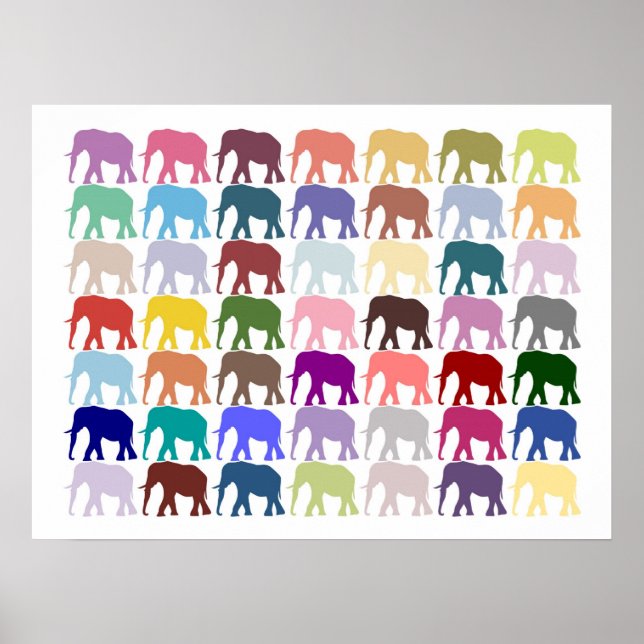 Colorful Herd Poster (Front)