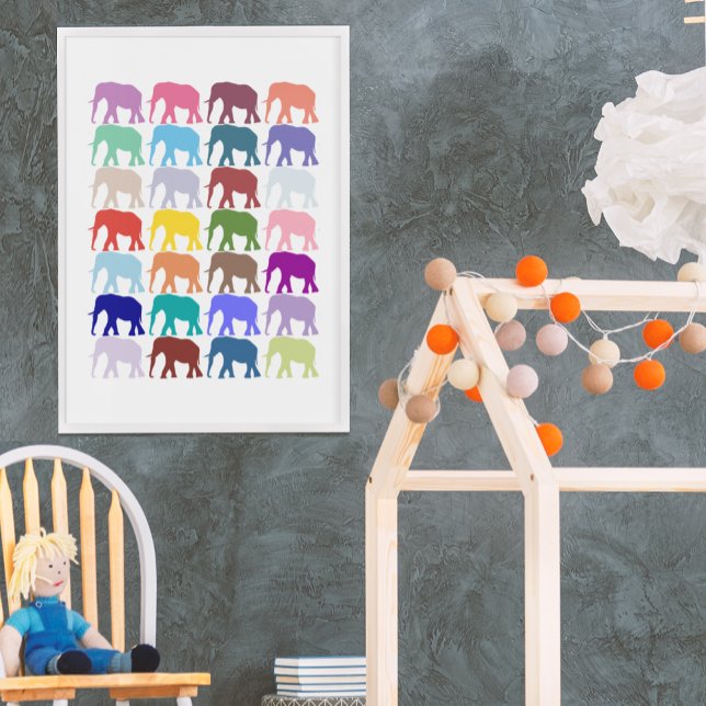 Colorful Herd unframed Poster (Creator Uploaded)