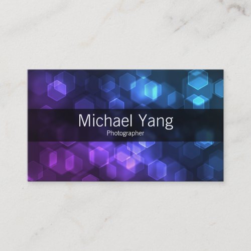 Colorful Hexes Business Cards