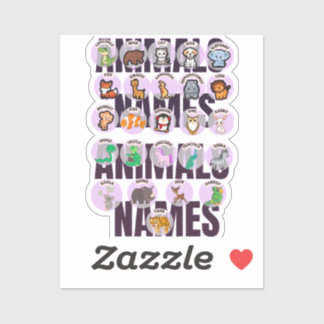 Colorful “Hi My Name Is” Name Tag Sticker Sheet –