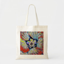 Colorful Hibiscus Flower Farmers Market Tote Bag