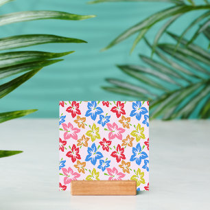 Colorful Hibiscus, Pattern Of Flowers Holder