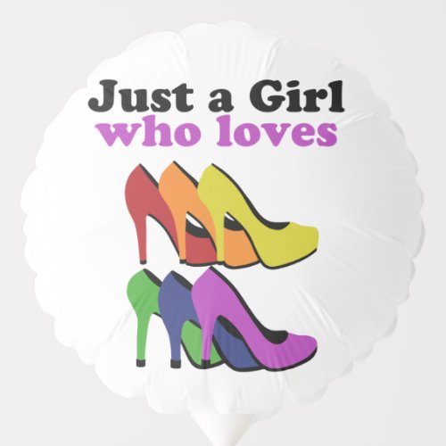 Colorful High Heels  Balloon