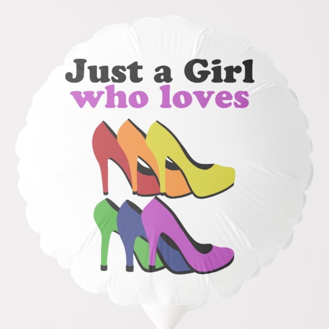 Colorful High Heels  Balloon (Front)