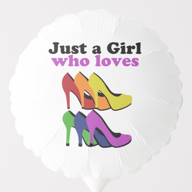 Colorful High Heels   Balloon (Front)