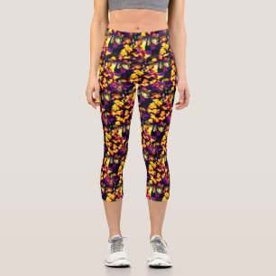 Colorful High Waisted Capris