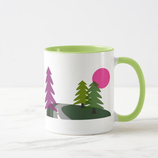 Colorful Highway Mug (Right)