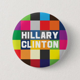 Colorful Hillary Clinton 2016 buttons