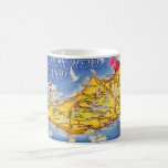 Colorful Hilton Head SC Map Coffee Mug<br><div class="desc">A colorful,  vintage postcard map from South Carolina's Hilton Head Island repurposed!</div>
