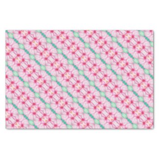 Colorful Hippie Chic Abstract Pattern Tissue Paper