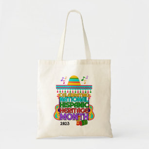 Colorful HISPANIC HERITAGE MONTH Tote Bag