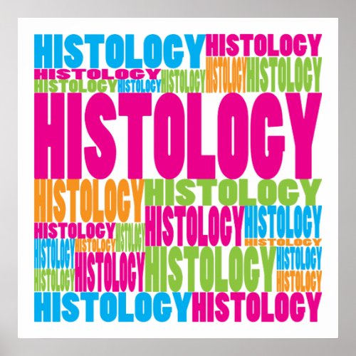 Colorful Histology Poster