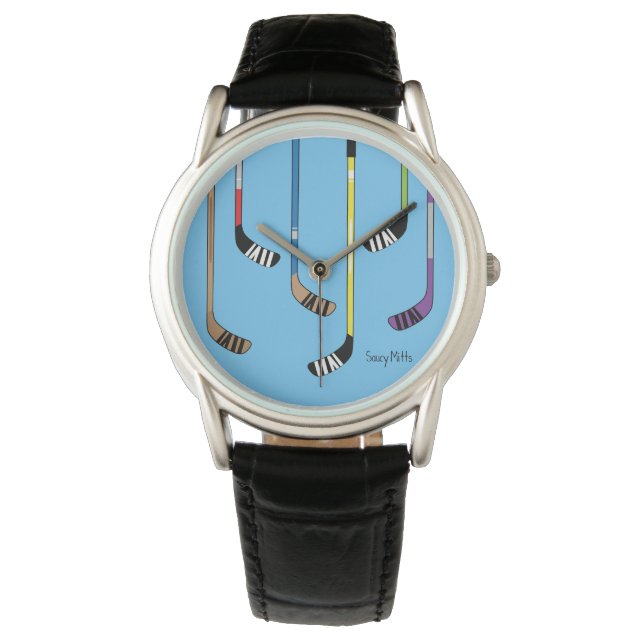 Colorful Hockey Sticks Watch (Front)