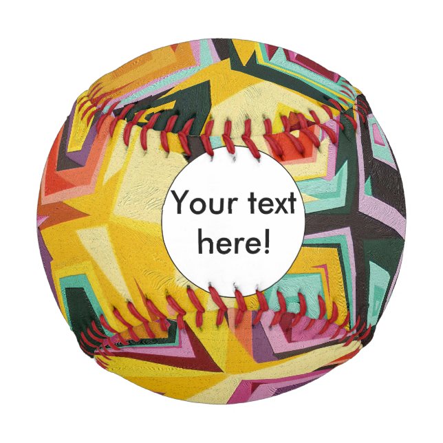 Colorful holes texture baseball (Front)