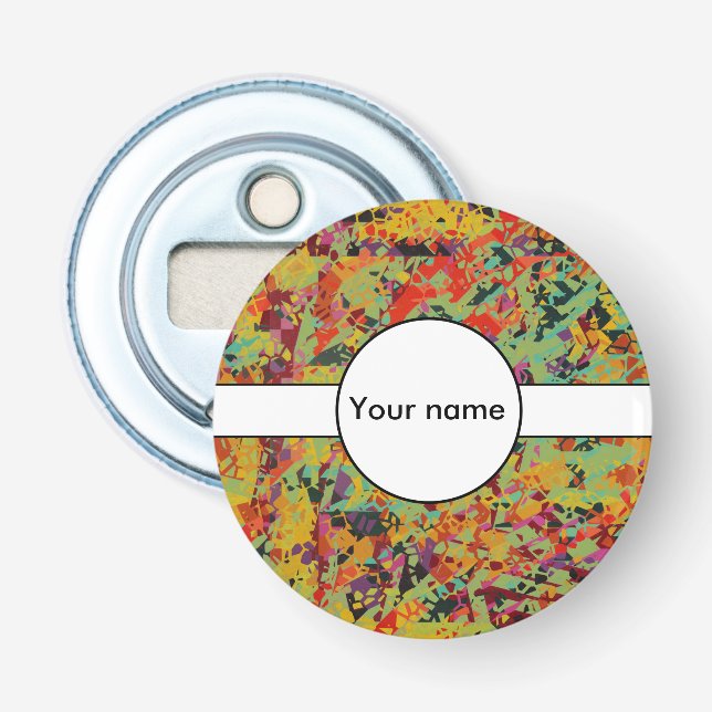 Colorful holes texture bottle opener (Front)
