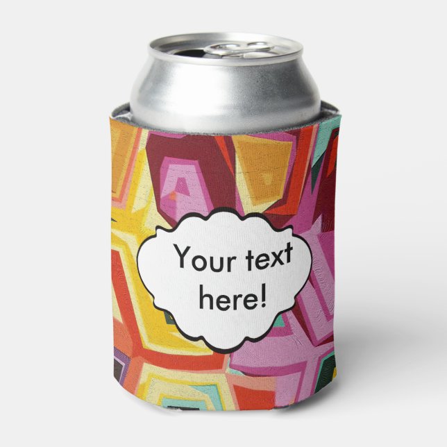 Colorful holes texture can cooler (Can Front)