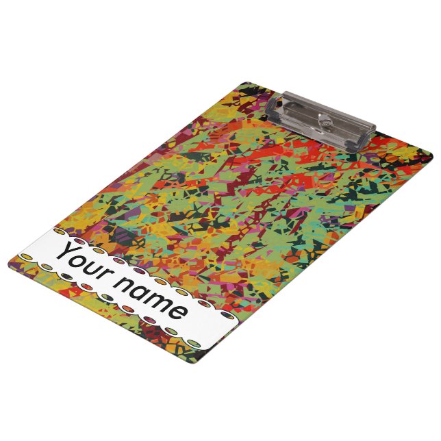 Colorful holes texture clipboard (Angled)