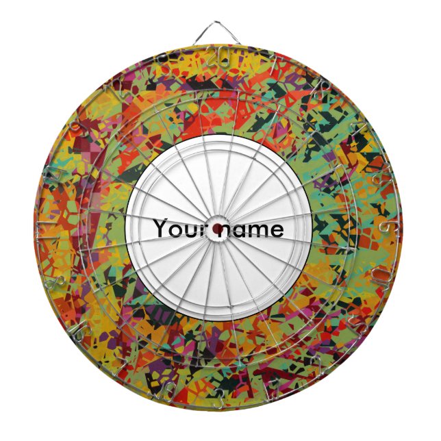 Colorful holes texture dartboard (Front)