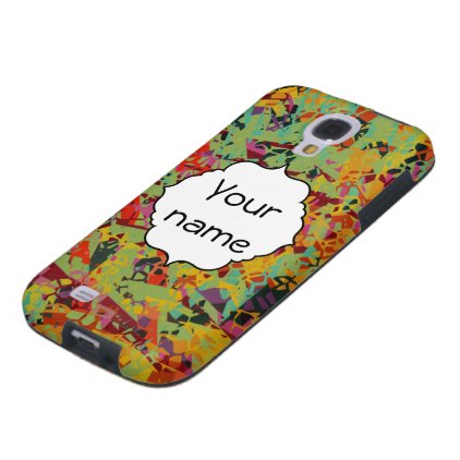 Colorful holes texture galaxy s4 case