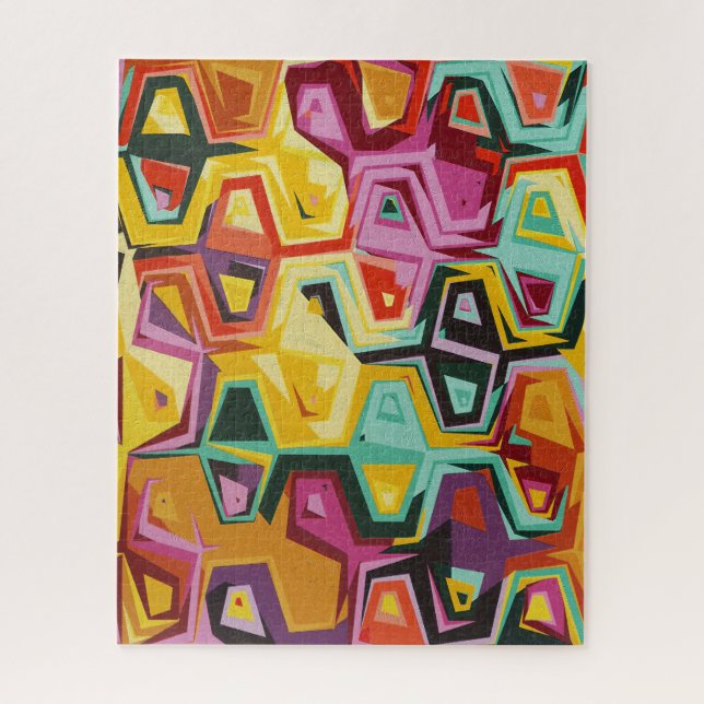 Colorful holes texture jigsaw puzzle (Vertical)