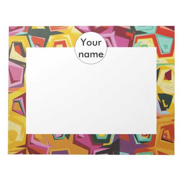 Colorful holes texture notepad (Front)