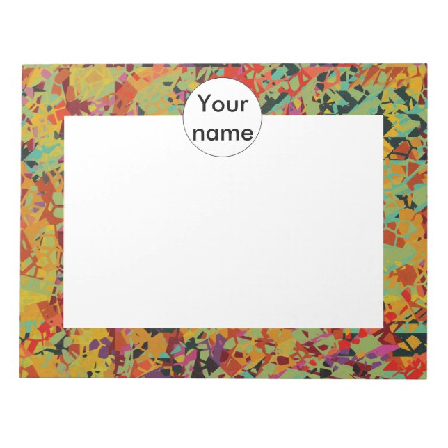 Colorful holes texture notepad (Front)