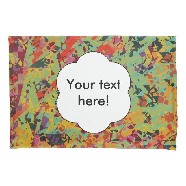 Colorful holes texture pillowcase (Front)