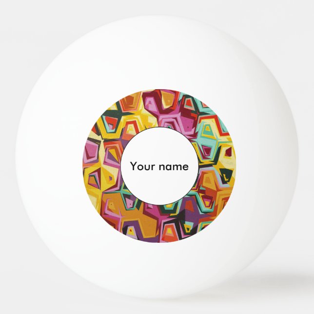 Colorful holes texture ping pong ball (Front)