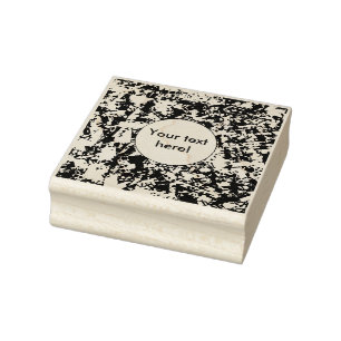 Colorful holes texture rubber stamp