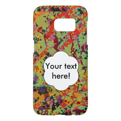 Colorful holes texture samsung galaxy s7 case