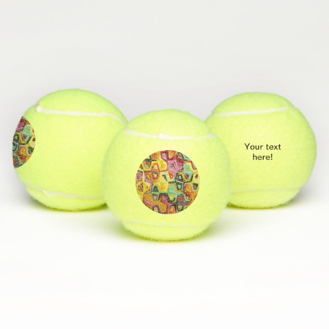 Colorful holes texture tennis balls (Multi)