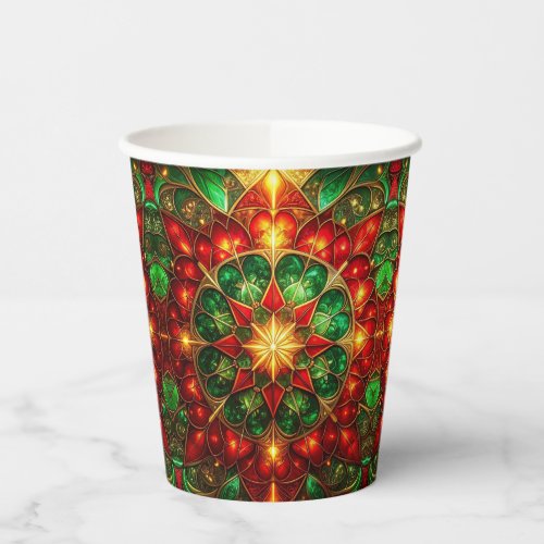 Colorful Holiday Paper Cups