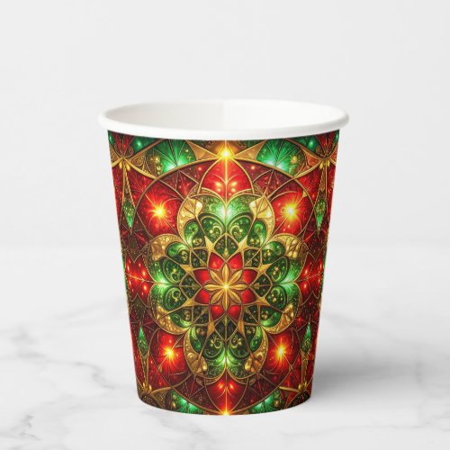 Colorful Holiday Paper Cups