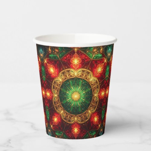 Colorful Holiday Paper Cups