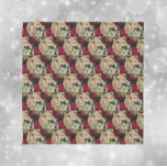 Colorful Holiday Poinsettias Pattern Scarf<br><div class="desc">Accent your wardrobe during the holidays with this square,  sheer chiffon scarf that features a photo image of colorful varieties of Poinsettias,  commonly known as Christmas flowers,  and printed in a repeating pattern. Select your scarf size along with hem thread color. A fun,  floral design for the holidays!</div>
