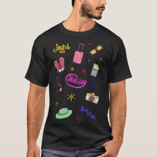 Colorful Holiday  Year - End Travel Insprirations T-Shirt